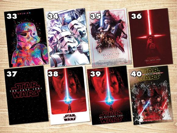 Star Wars / Kit Adesivos / Tamanho A4