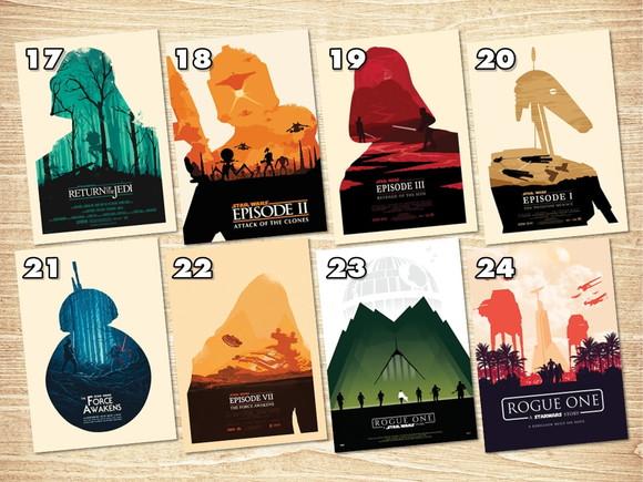 Star Wars / Kit Adesivos / Tamanho A4