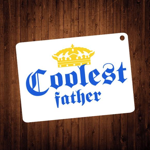 Tag - Dia dos Pais / Coolest Father (6x10cm)