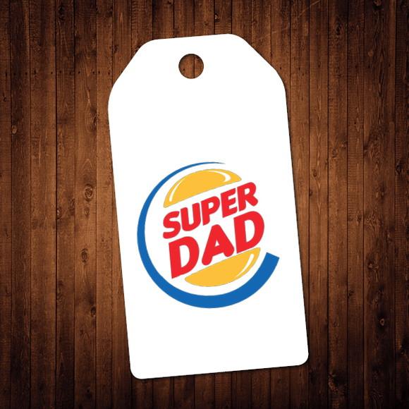 Tag - Dia dos Pais / Super Dad (4x6cm)