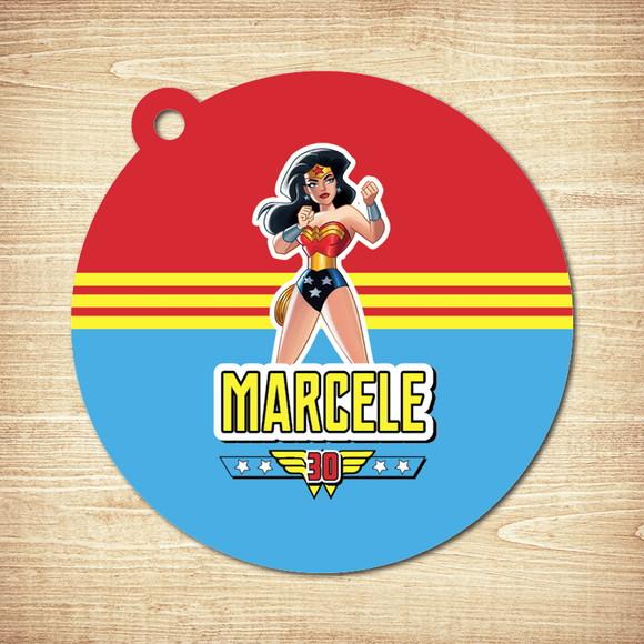 Tag Mulher Maravilha (5x5cm)