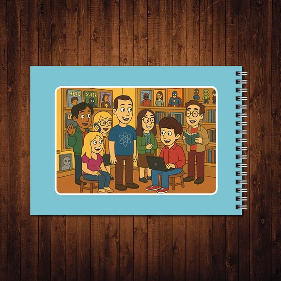 The Big Bang Theory / Livro de Colorir / Goods / Wire-o