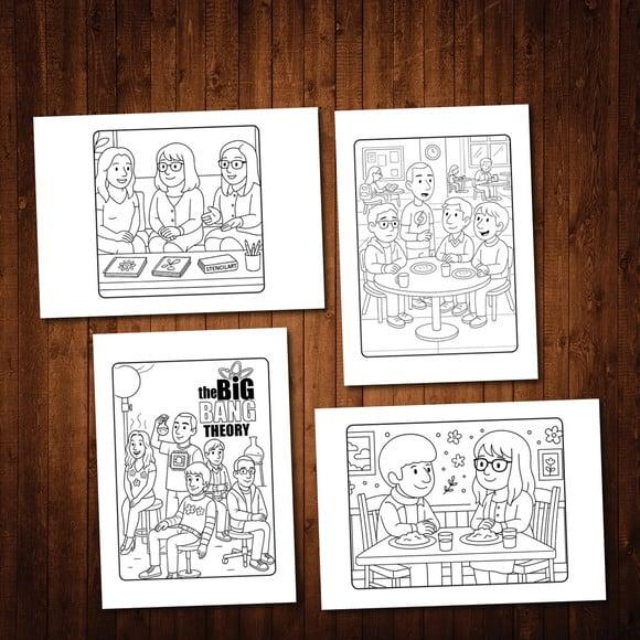 The Big Bang Theory / Livro de Colorir / Estilo Goods