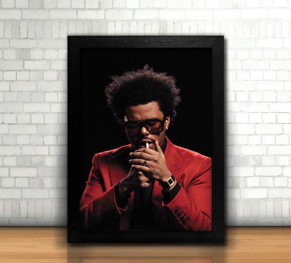 The Weeknd / Quadro / 20x30cm / com Vidro