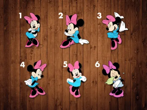 40 Adesivos / Minnie