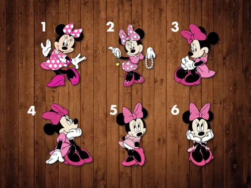 40 Adesivos / Minnie