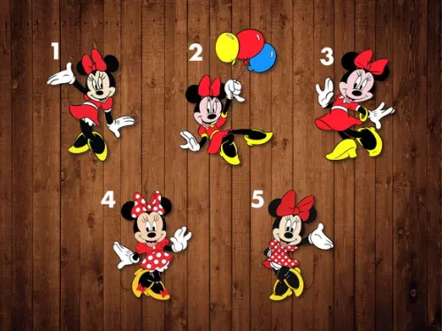 40 Adesivos / Minnie