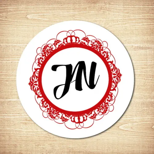 Adesivo Monograma Personalizado