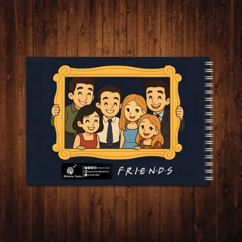 Arquivo Digital Friends Livro de Colorir Estilo Goods