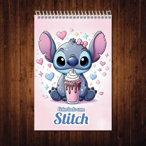 Arquivo Digital Lilo e Stitch Livro de Colorir Estilo Goods