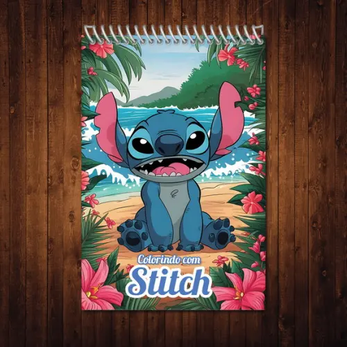 Arquivo Digital Lilo e Stitch Livro de Colorir Estilo Goods