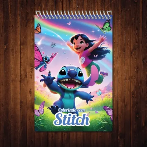 Arquivo Digital Lilo e Stitch Livro de Colorir Estilo Goods