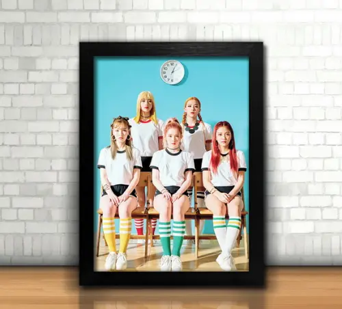 Banda Red Velvet / Quadro / 20x30cm / Vidro