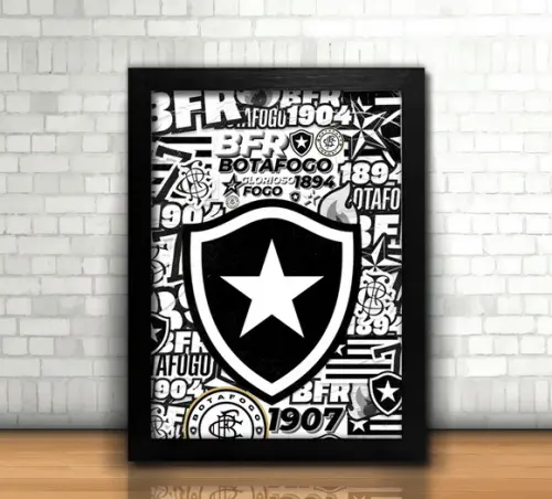 Botafogo / Quadro / com Vidro