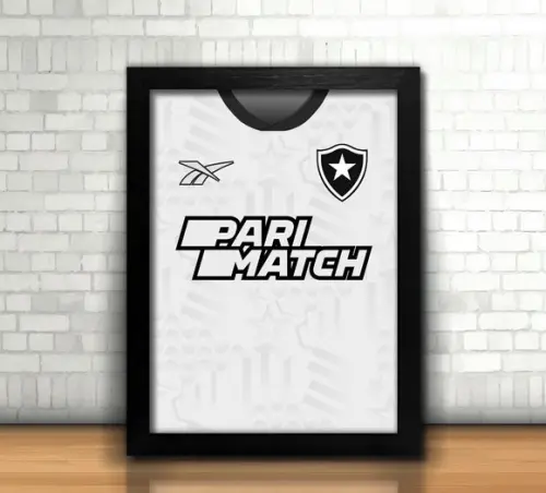 Botafogo Camisa / Quadro / com Vidro