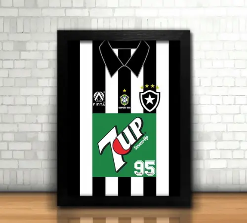 Botafogo Camisa / Quadro / com Vidro