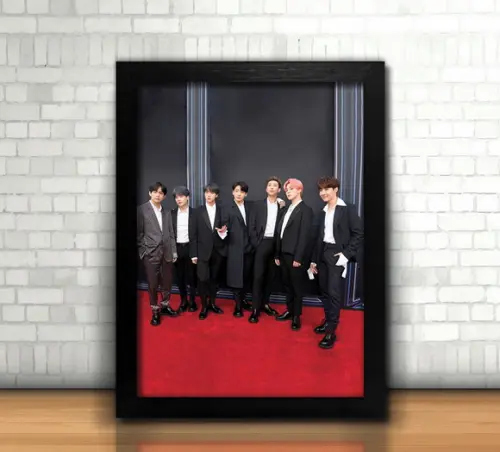 Bts / Quadro / 20x30cm / Vidro