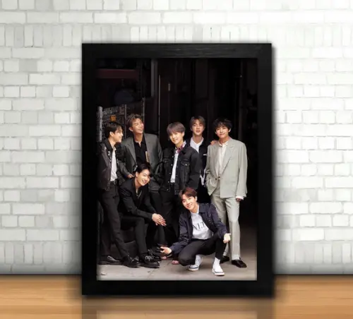 Bts / Quadro / 20x30cm / Vidro