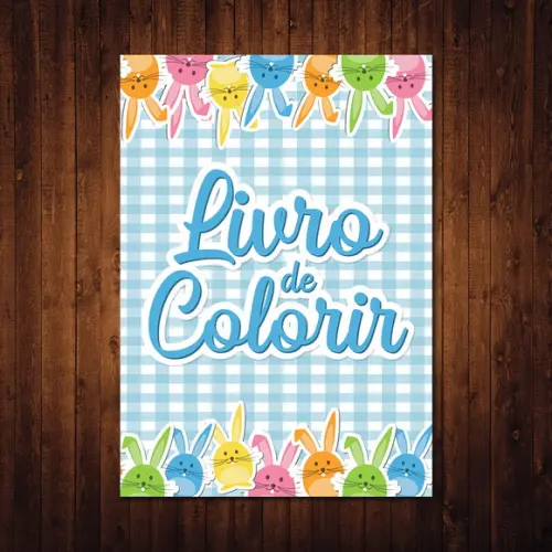 Coelhinho da Páscoa / Livro de Colorir / 15x21cm