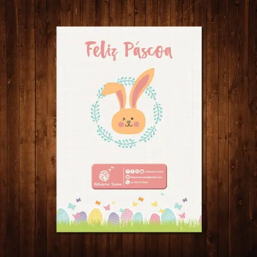 Coelhinho da Páscoa / Livro de Colorir / Lápis de Cor