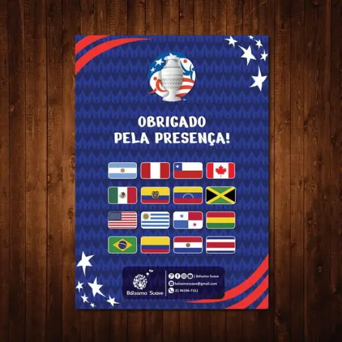 Copa America / Livro de Colorir / 15x21cm / Lapis de Cor