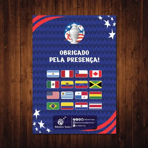 Copa America / Livro de Colorir / 15x21cm / Giz de Cera