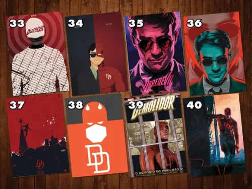 Demolidor (daredevil) - Kit Adesivo Tamanhos A4