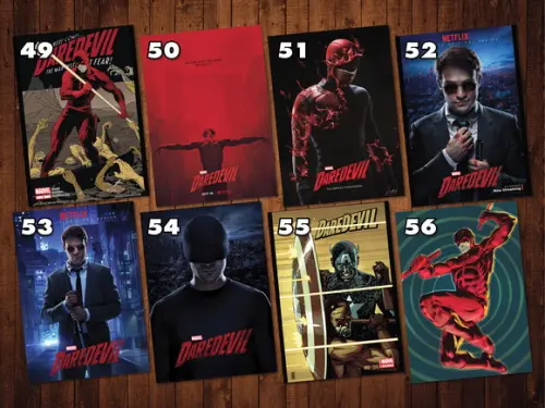 Demolidor (daredevil) - Kit Adesivo Tamanhos A4