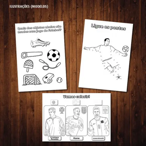 Eurocopa / Livro de Colorir / 15x21cm / Giz de Cera