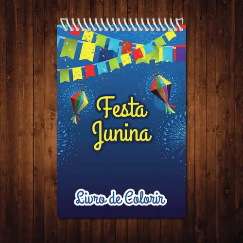 Festa Junina / Livro de Colorir / Estilo Bobbie Goods