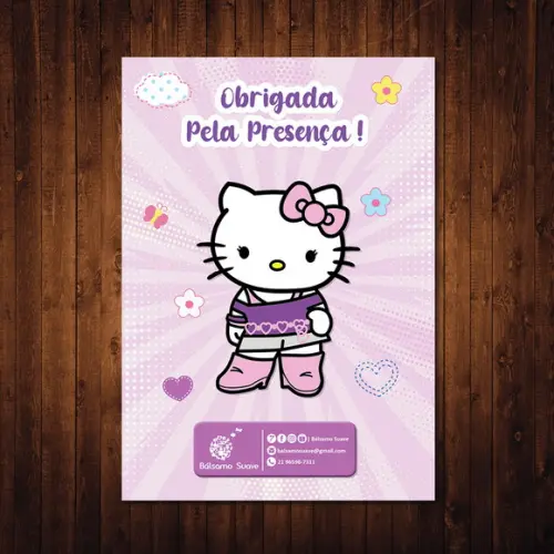 Hello Kitty / Livro de Colorir / 10x15cm / 12 Desenhos