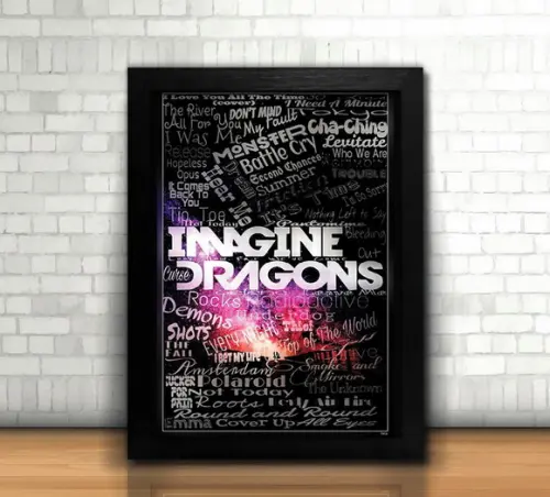 Imagine Dragons / Quadro / 20x30cm