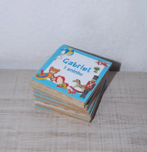 Jogo da Memória / Brinquedos / 10 Pares / Caixa MDF