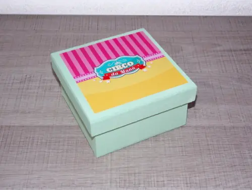 Jogo da Memória / Circo Encantado / 10 Pares / Caixa MDF