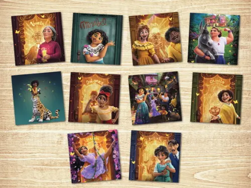 Jogo da Memória / Encanto / 10 Pares / Organza
