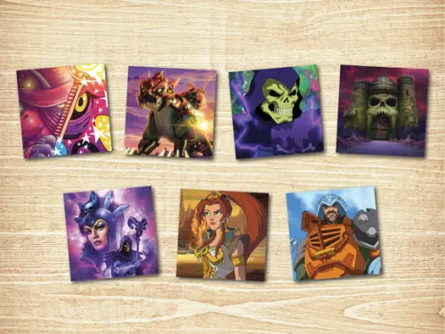 Jogo da Memoria / He-man / 7 pares/ Caixa MDF