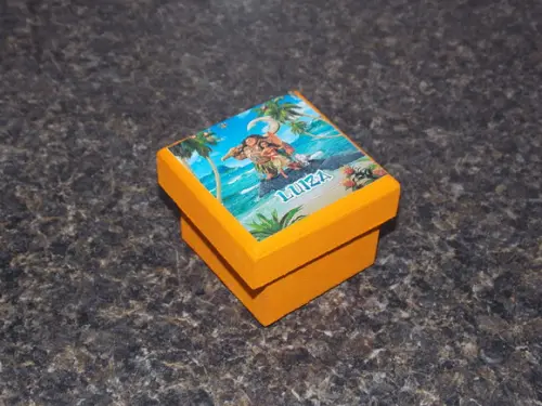 Jogo da Memória / Moana / 7 pares / Caixa MDF