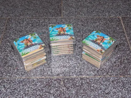 Jogo da Memória / Moana / 8 pares / Caixa de Acrílico