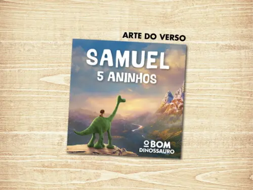 Jogo da Memoria / o Bom Dinossauro / 10 Pares / Organza