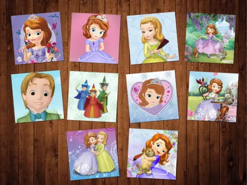 Jogo da Memória / Princesa Sofia (MDF)