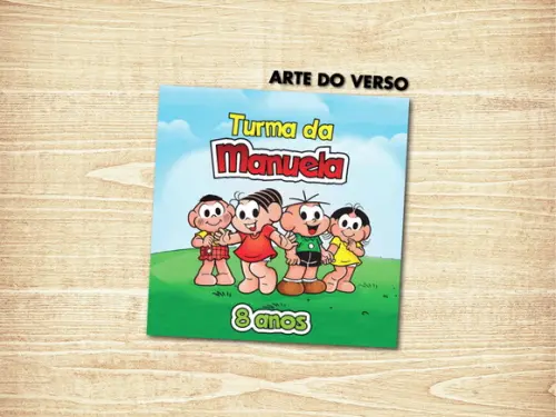 Jogo da Memória / Turma da Mônica / 7 Pares / Caixa mdf