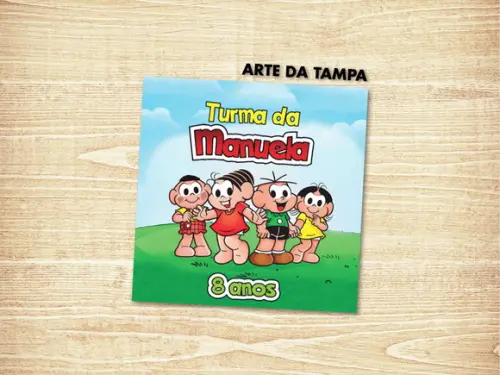 Jogo da Memória / Turma da Mônica / 8 Pares / Caixa Acrílico