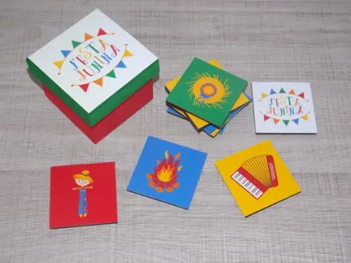 Jogo da Memória Festa Junina (mdf)