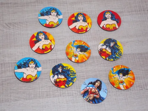 Jogo da Memória Mulher Maravilha (mdf)