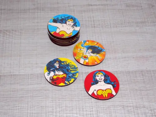 Jogo da Memória Mulher Maravilha (mdf)