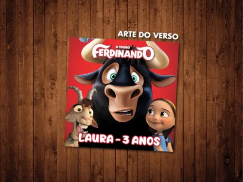 Jogo da Memória Touro Ferdinando (mdf)
