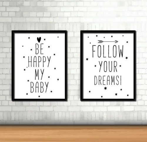 Kit 2 Quadros / Bebê