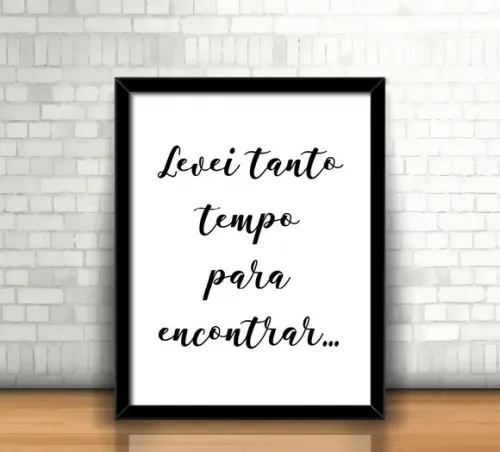 Kit 2 Quadros / Meu Amor