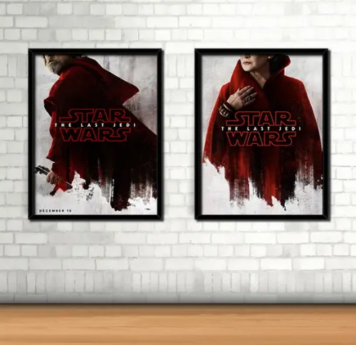 Kit 2 Quadros Star Wars