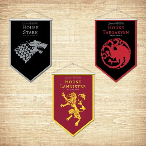 Kit 3 Banners / Game Of Thrones (40x60)